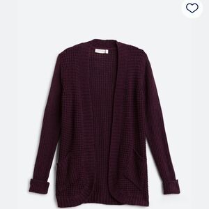 RD Style Deep Purple Knit Cardigan